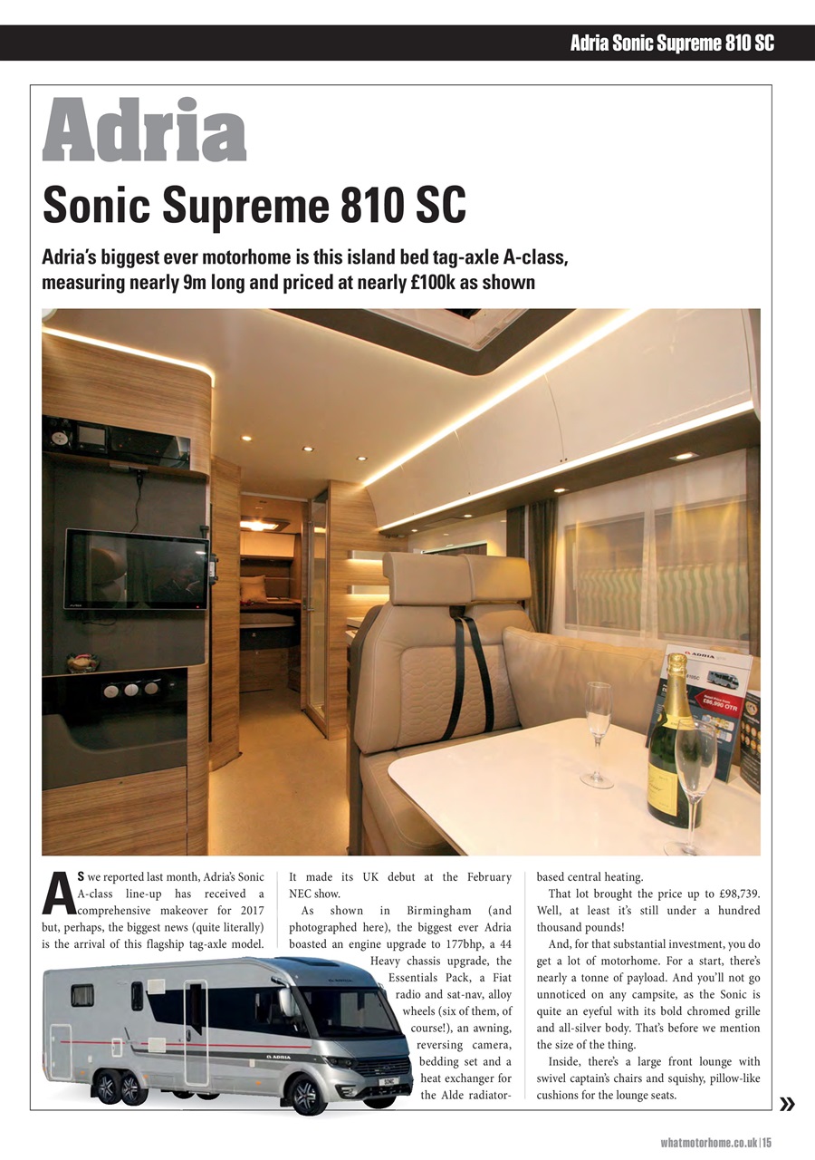 What Motorhome magazine Preview Pages
