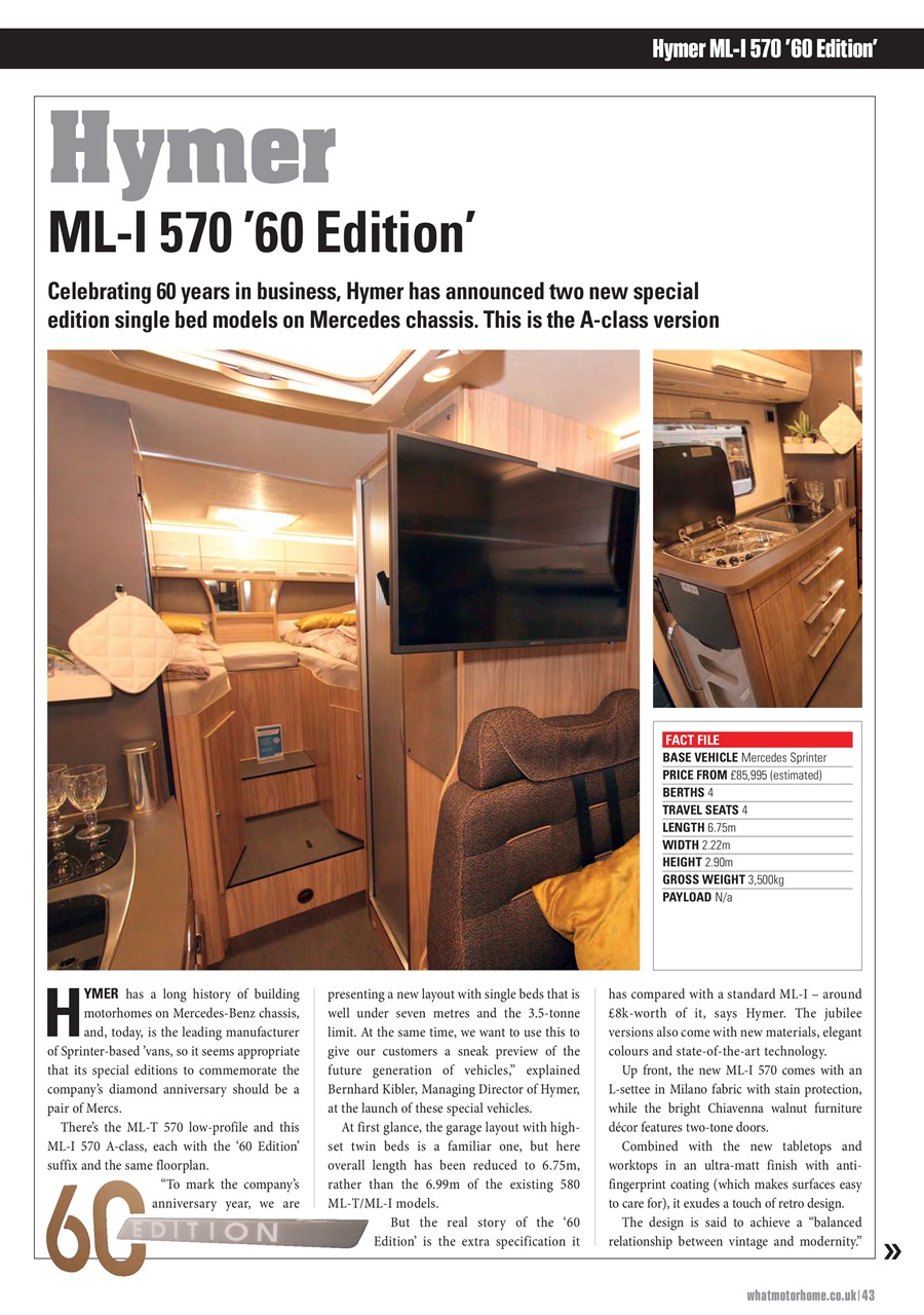 What Motorhome magazine Preview Pages