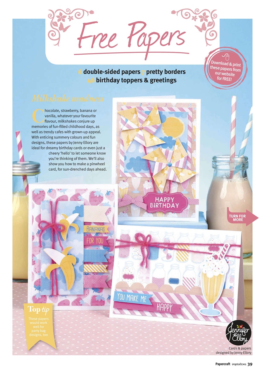 Papercraft Inspirations Preview Pages