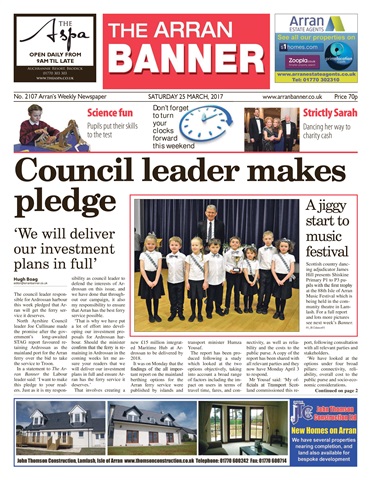 Arran Banner issue 25th March 2017