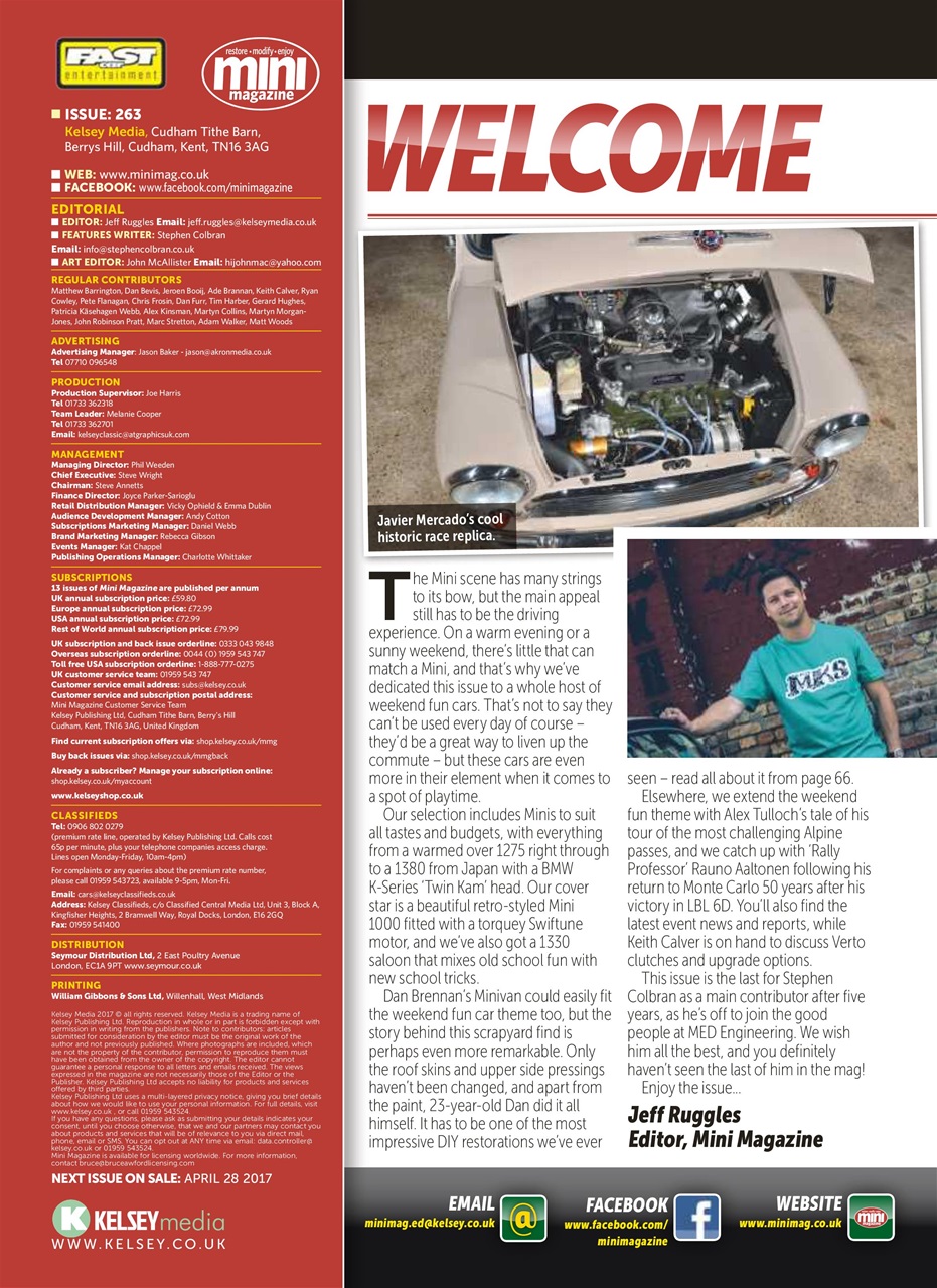 Mini Magazine Preview Pages