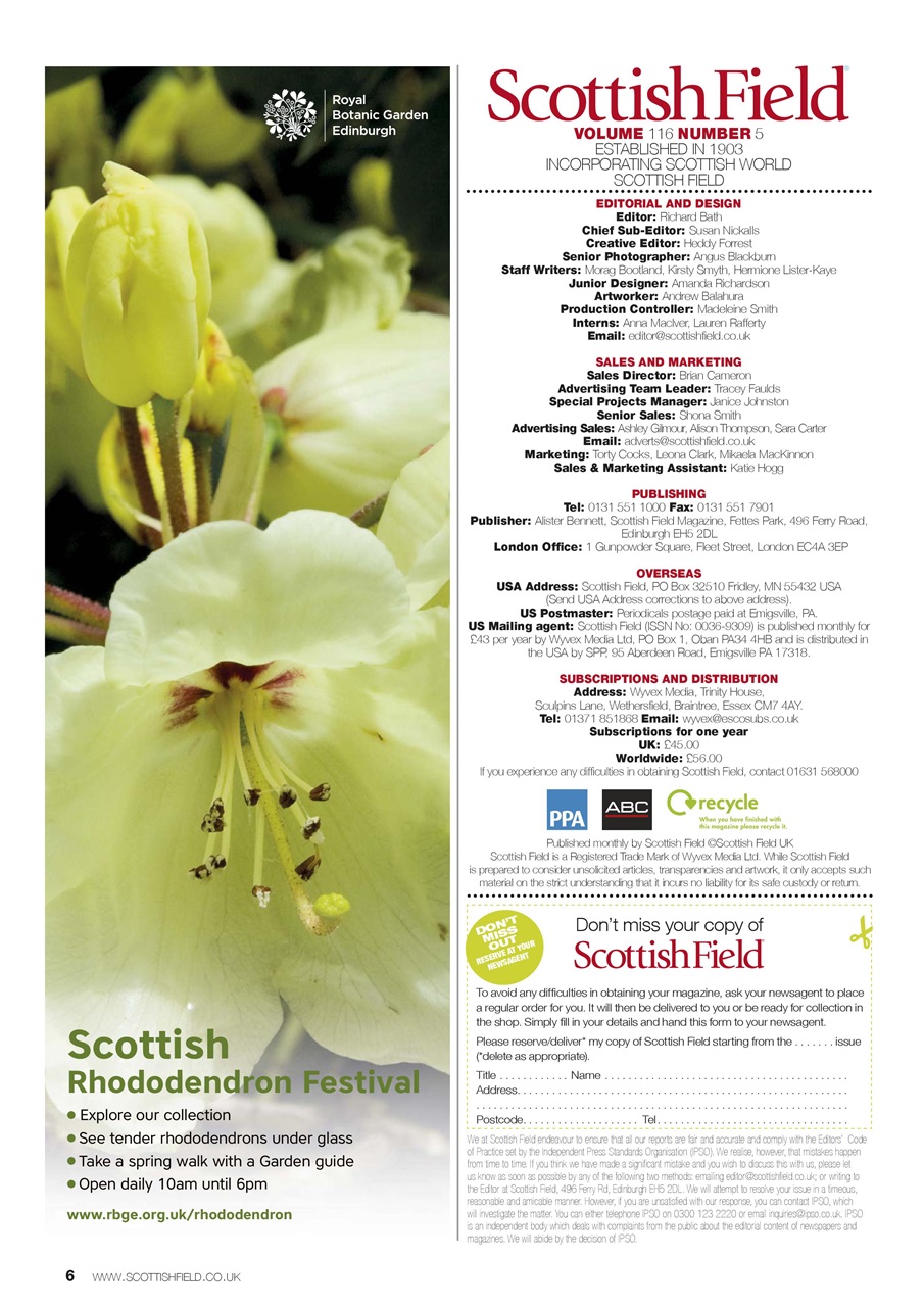 Scottish Field Preview Pages