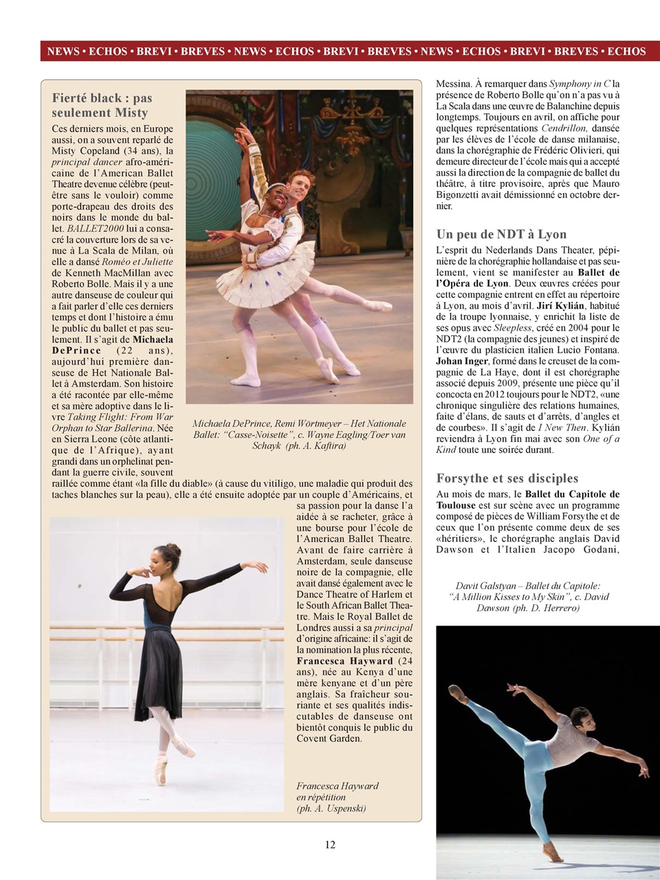 BALLET2000 Édition France Preview Pages