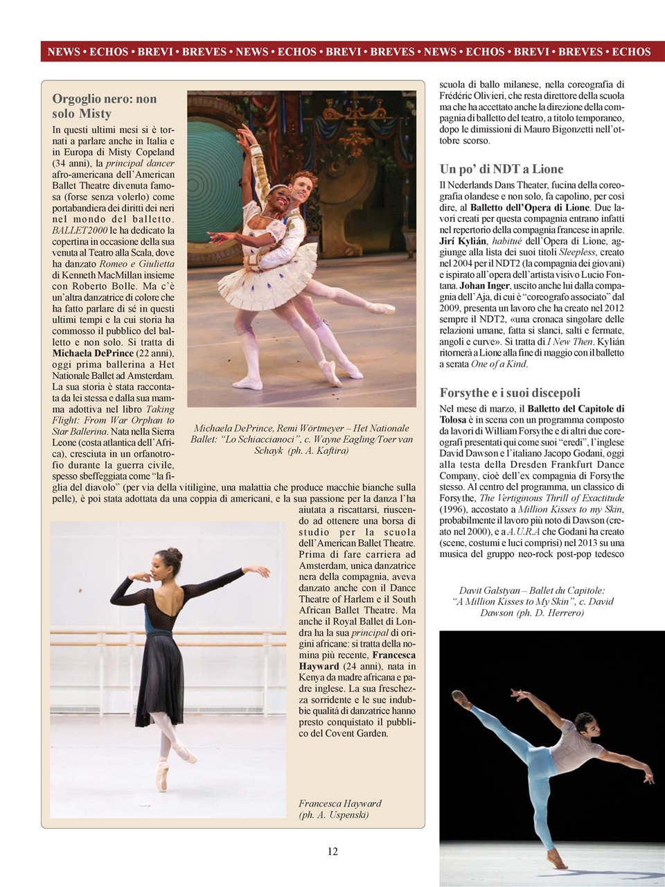 BALLET2000 Edizione Italia Preview Pages