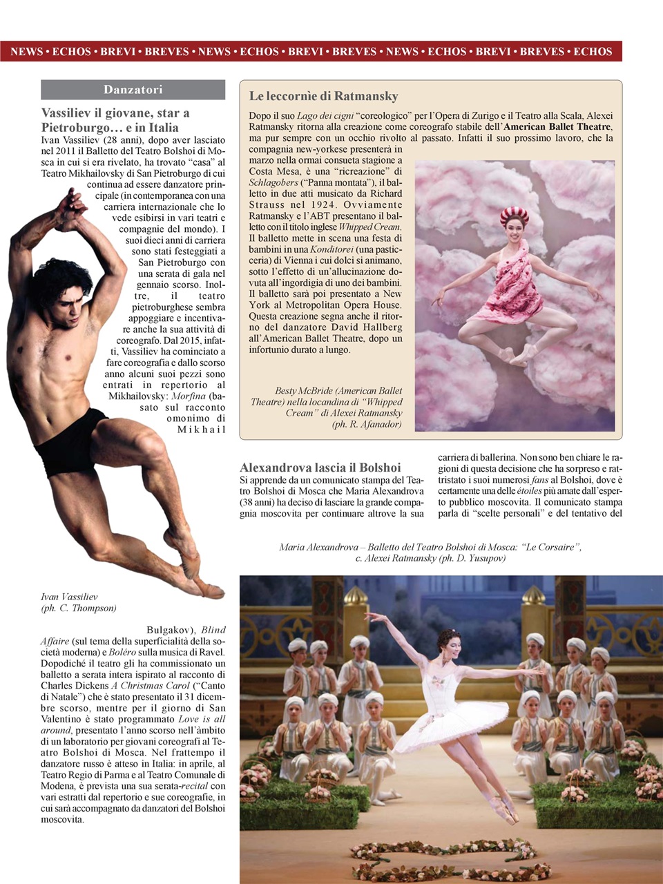 BALLET2000 Edizione Italia Preview Pages