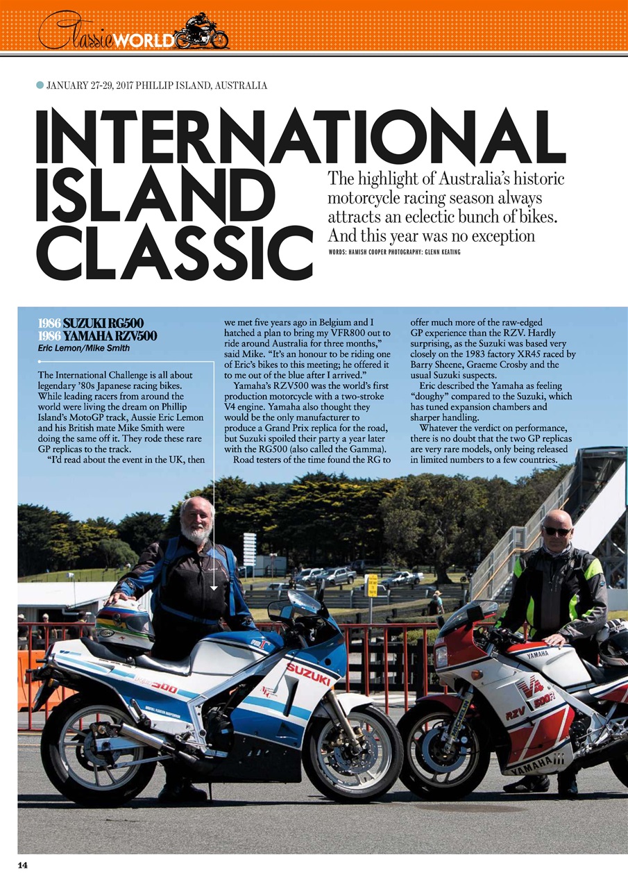 Classic Bike Preview Pages