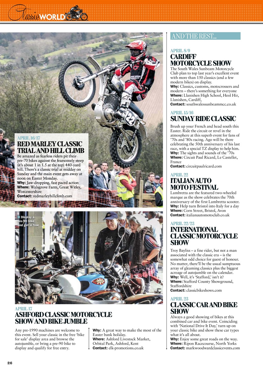 Classic Bike Preview Pages