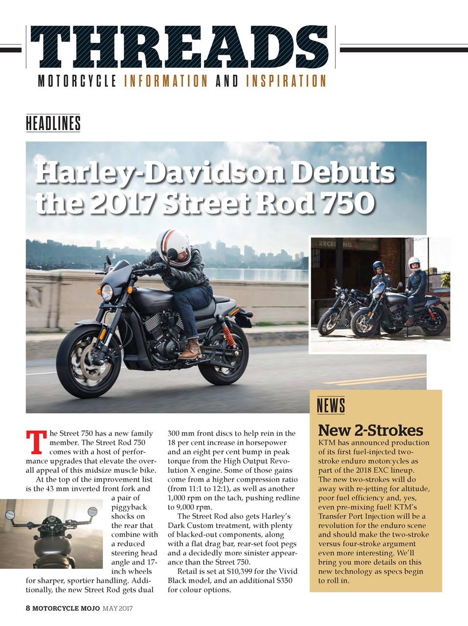 Motorcycle Mojo Preview Pages