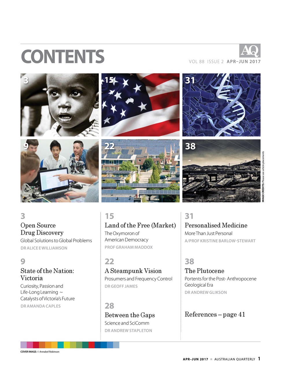 AQ: Australian Quarterly Preview Pages