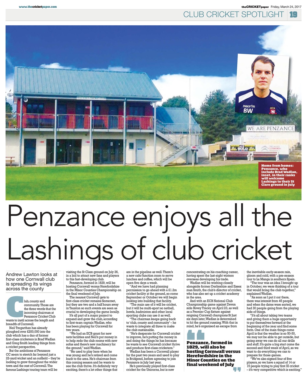 The Cricket Paper Preview Pages
