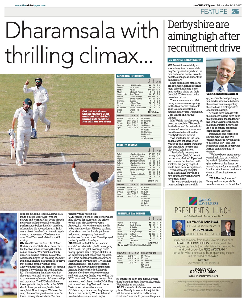 The Cricket Paper Preview Pages