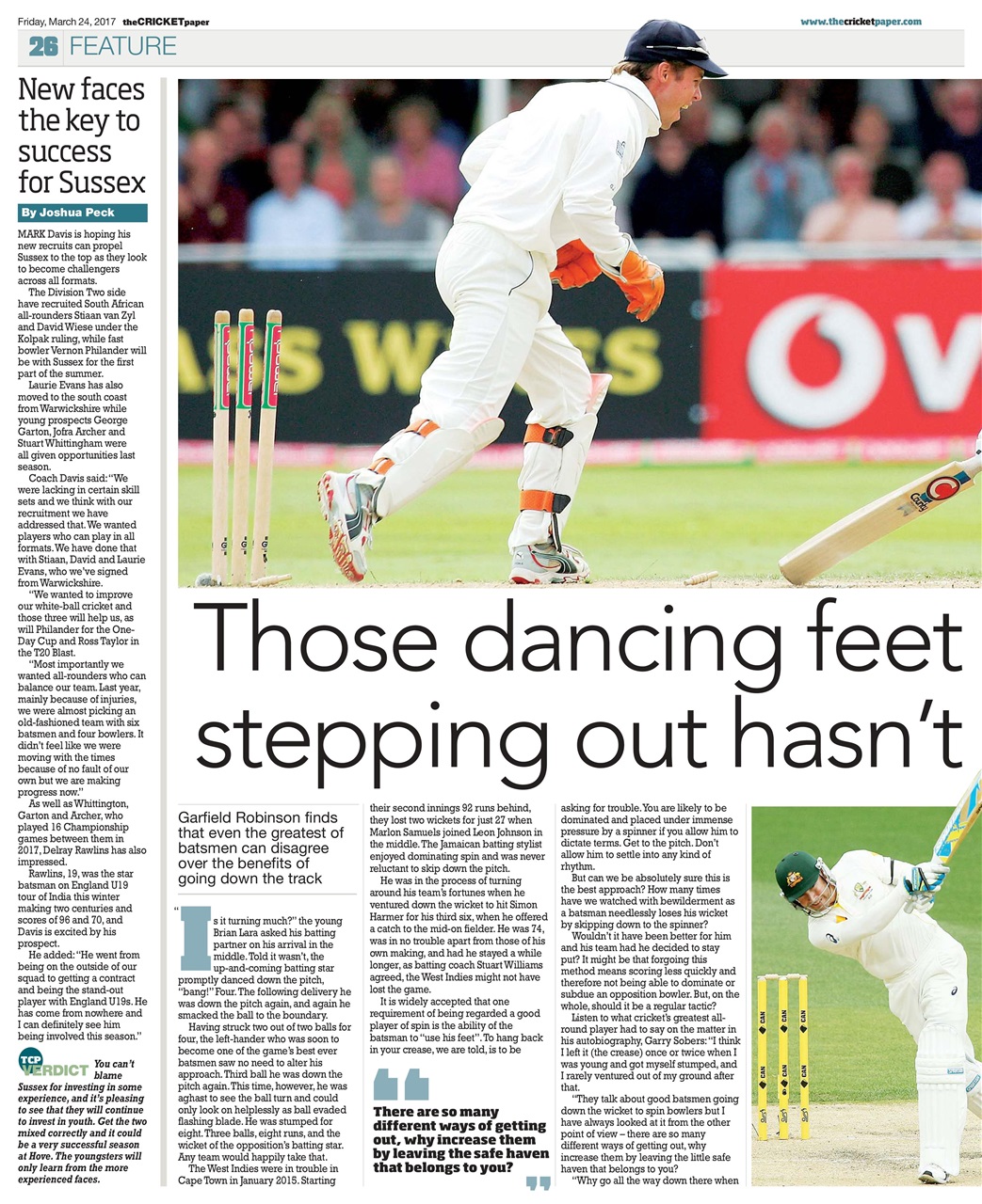 The Cricket Paper Preview Pages