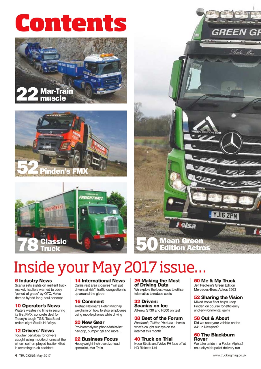 Trucking Magazine Preview Pages
