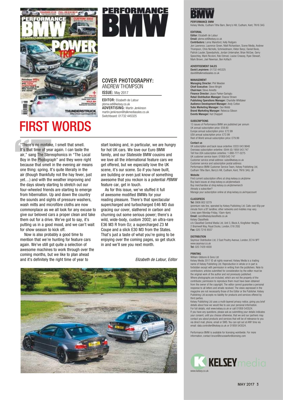 Performance BMW Preview Pages