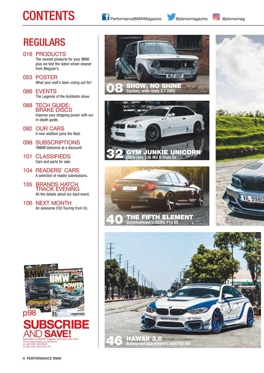 Performance BMW Preview Pages