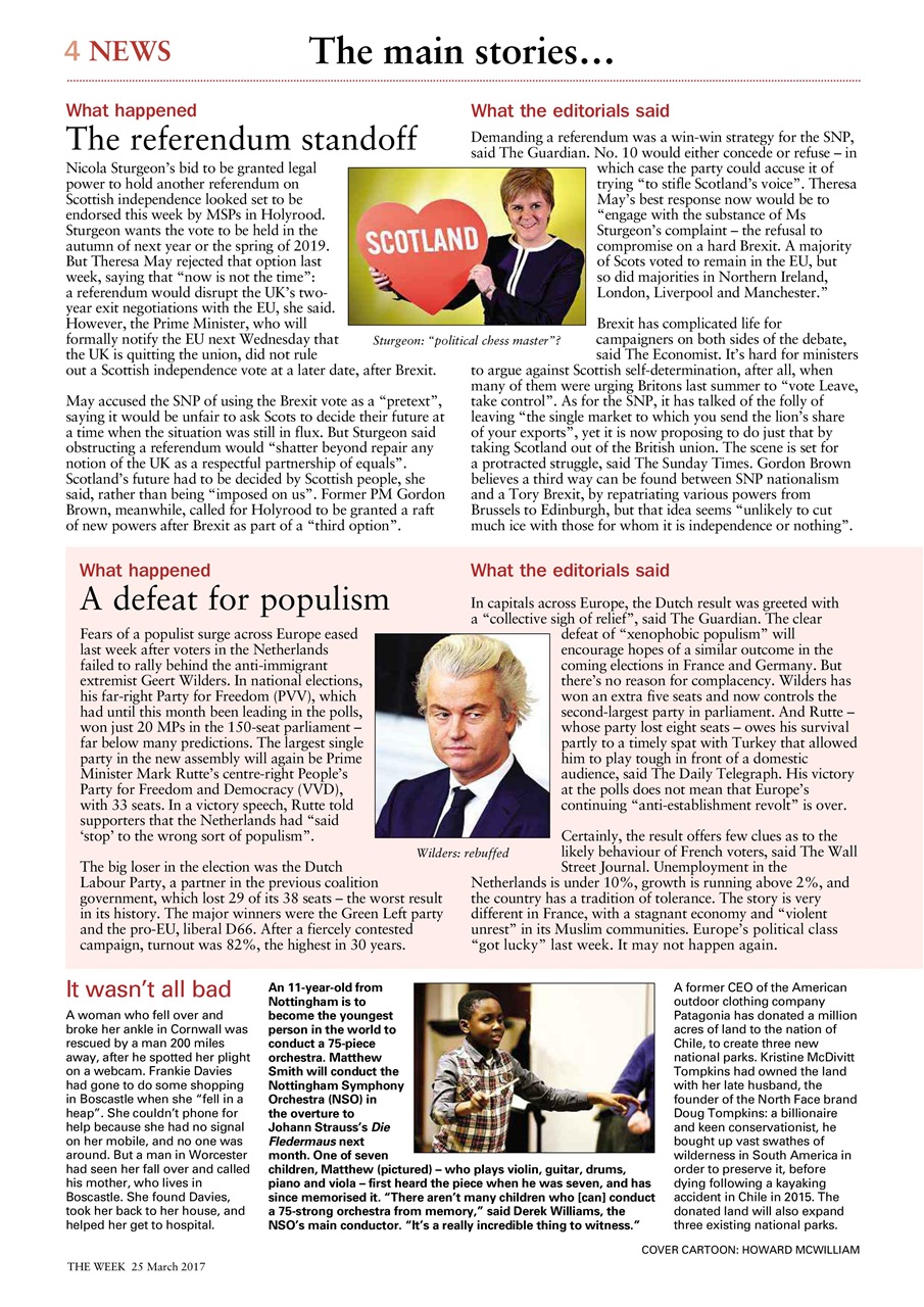 The Week Preview Pages