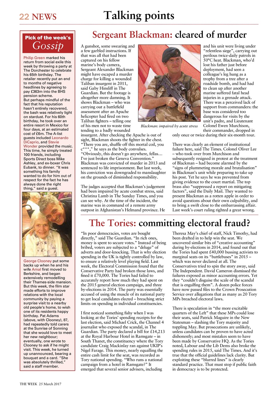 The Week Preview Pages