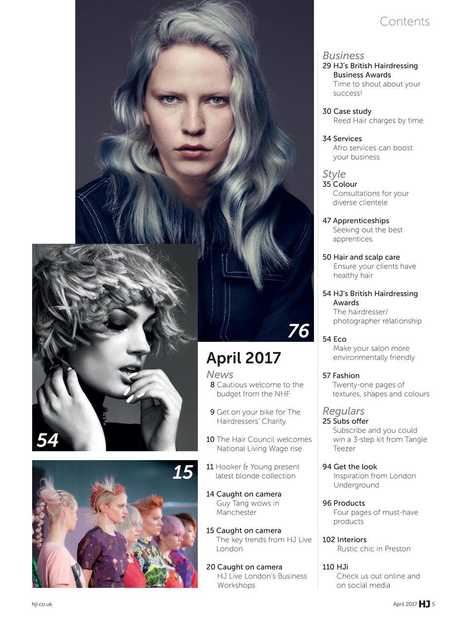 Hairdressers Journal Preview Pages
