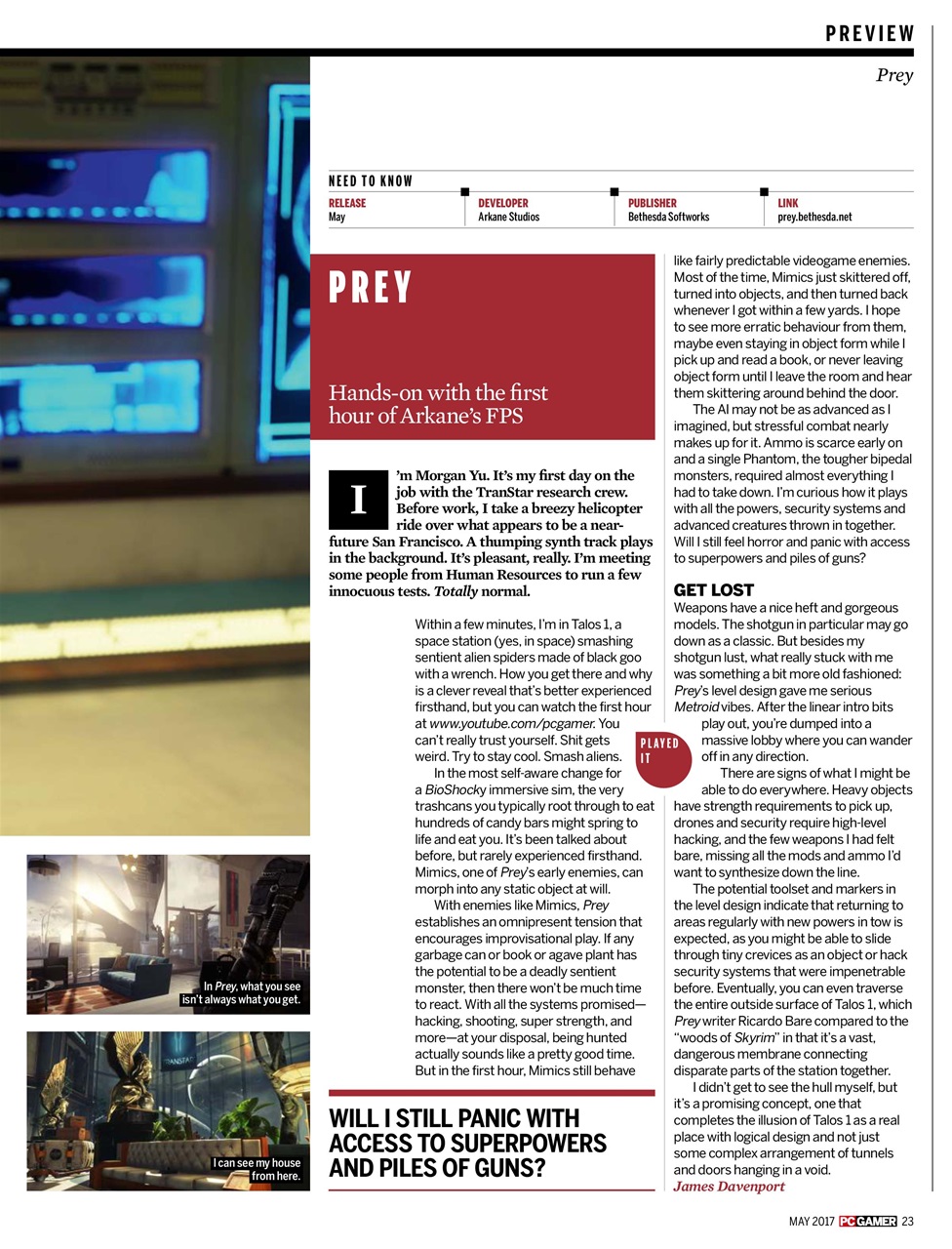PC Gamer (US Edition) Preview Pages