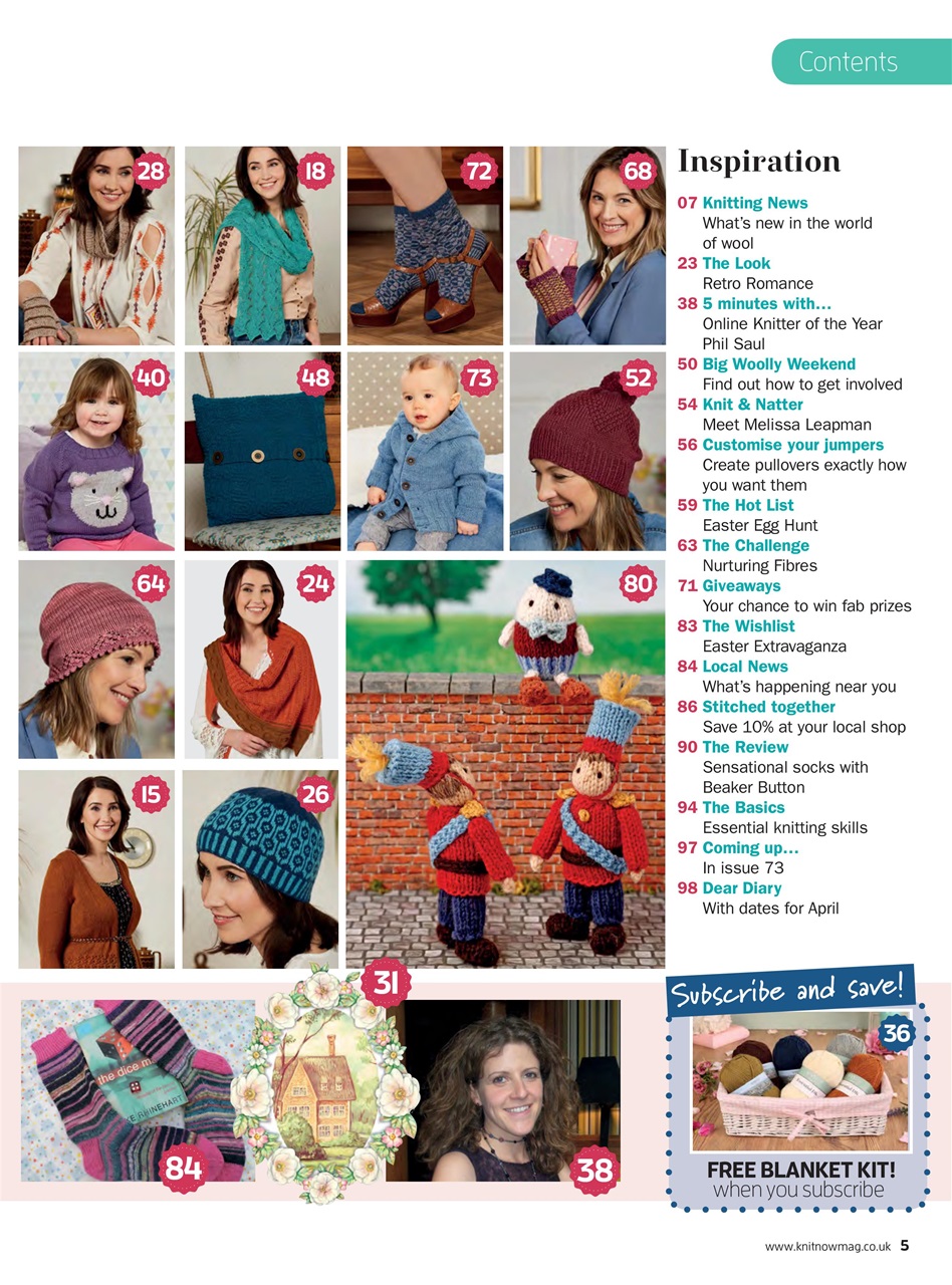 Knit Now Preview Pages