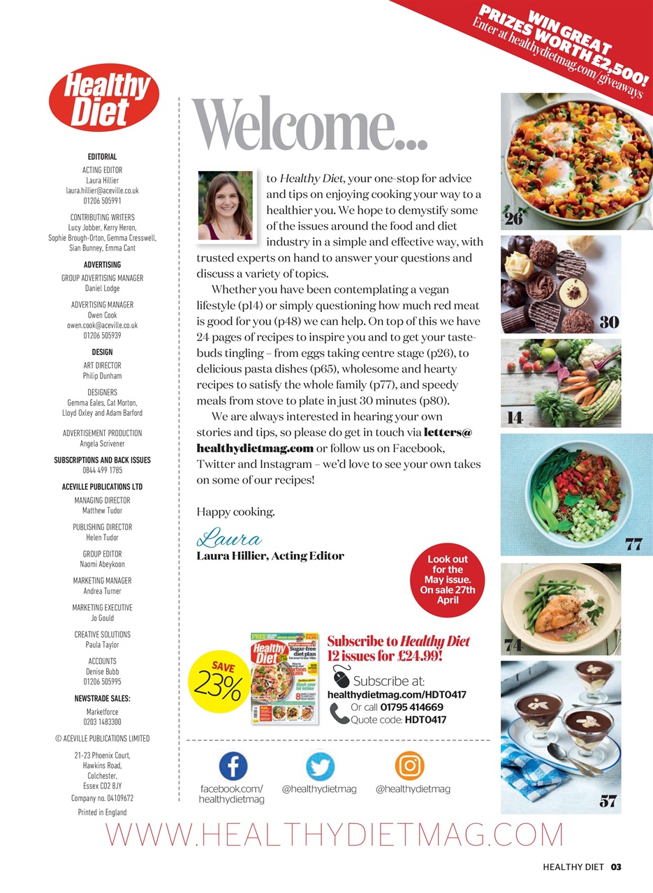 Healthy Diet Preview Pages