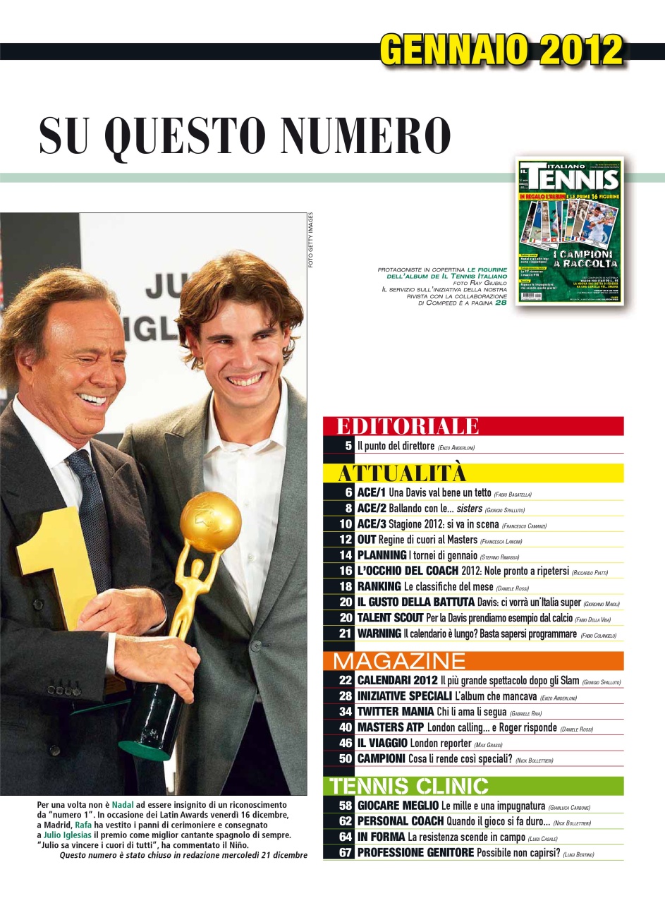 Il Tennis Italiano Preview Pages