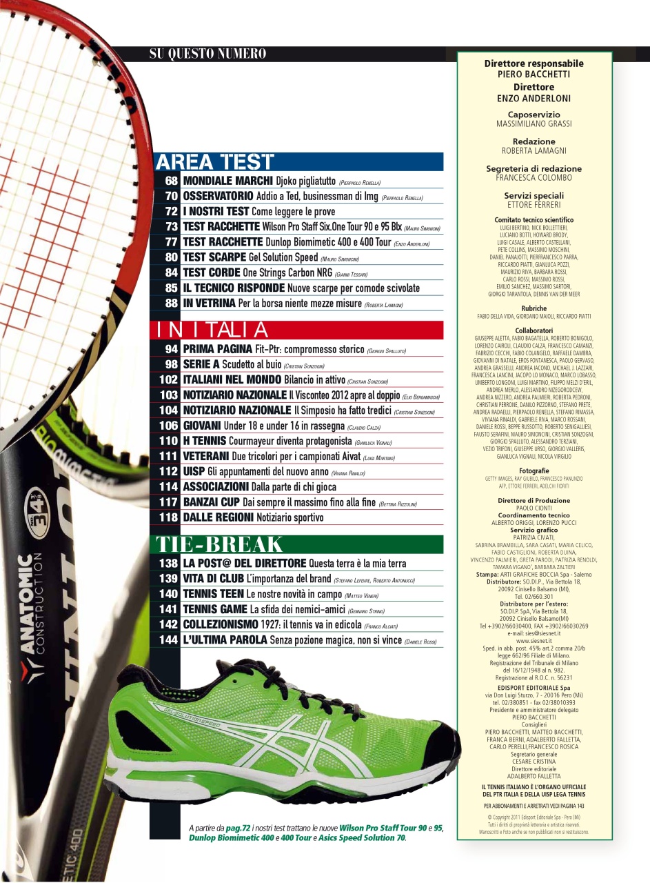 Il Tennis Italiano Preview Pages