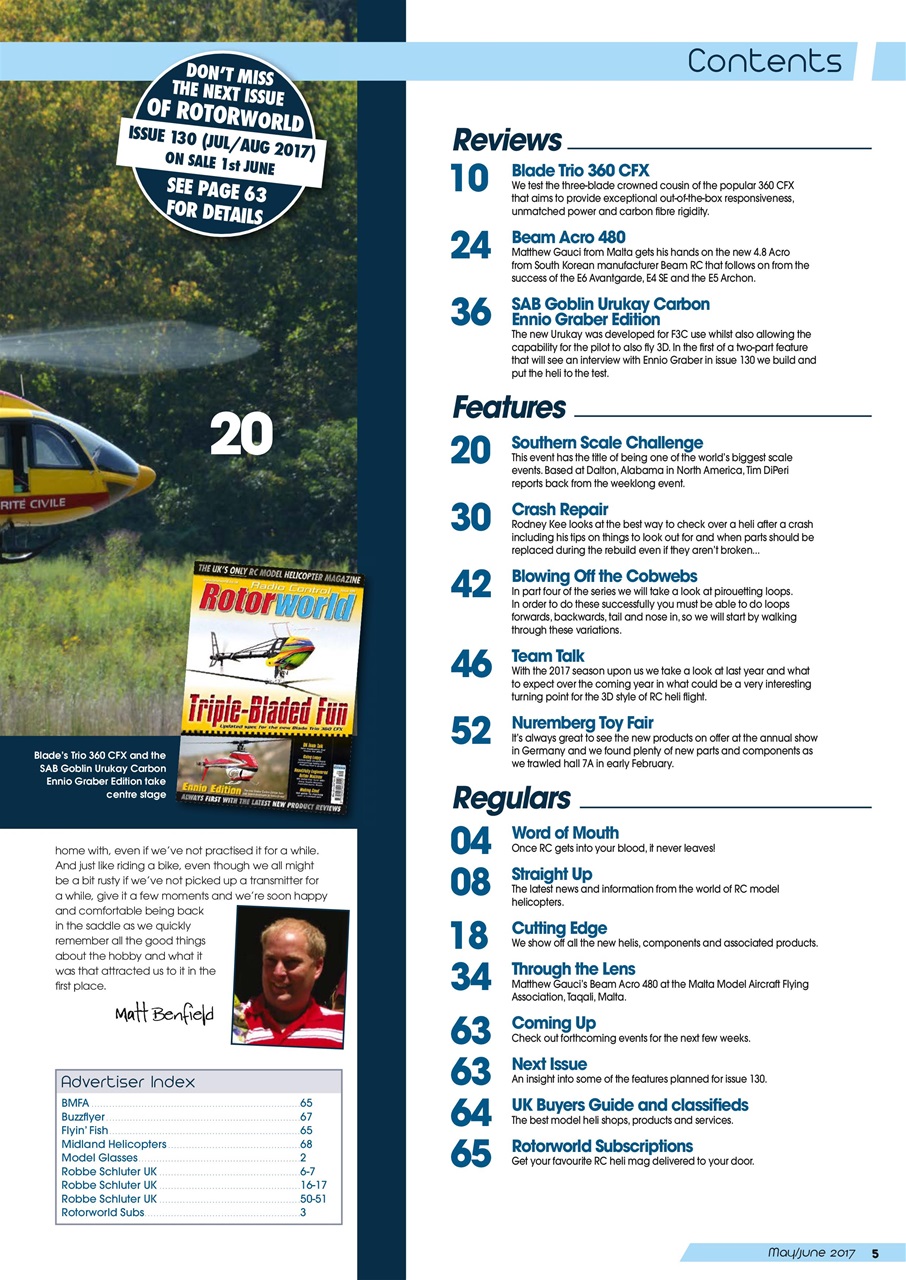 Radio Control Rotor World Preview Pages