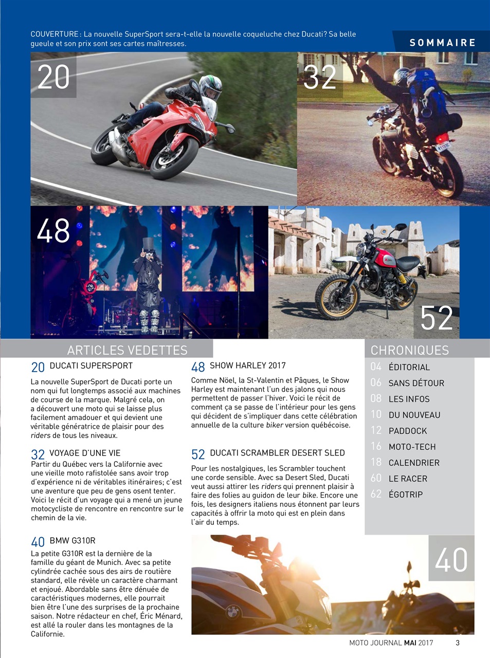 Moto Journal Preview Pages