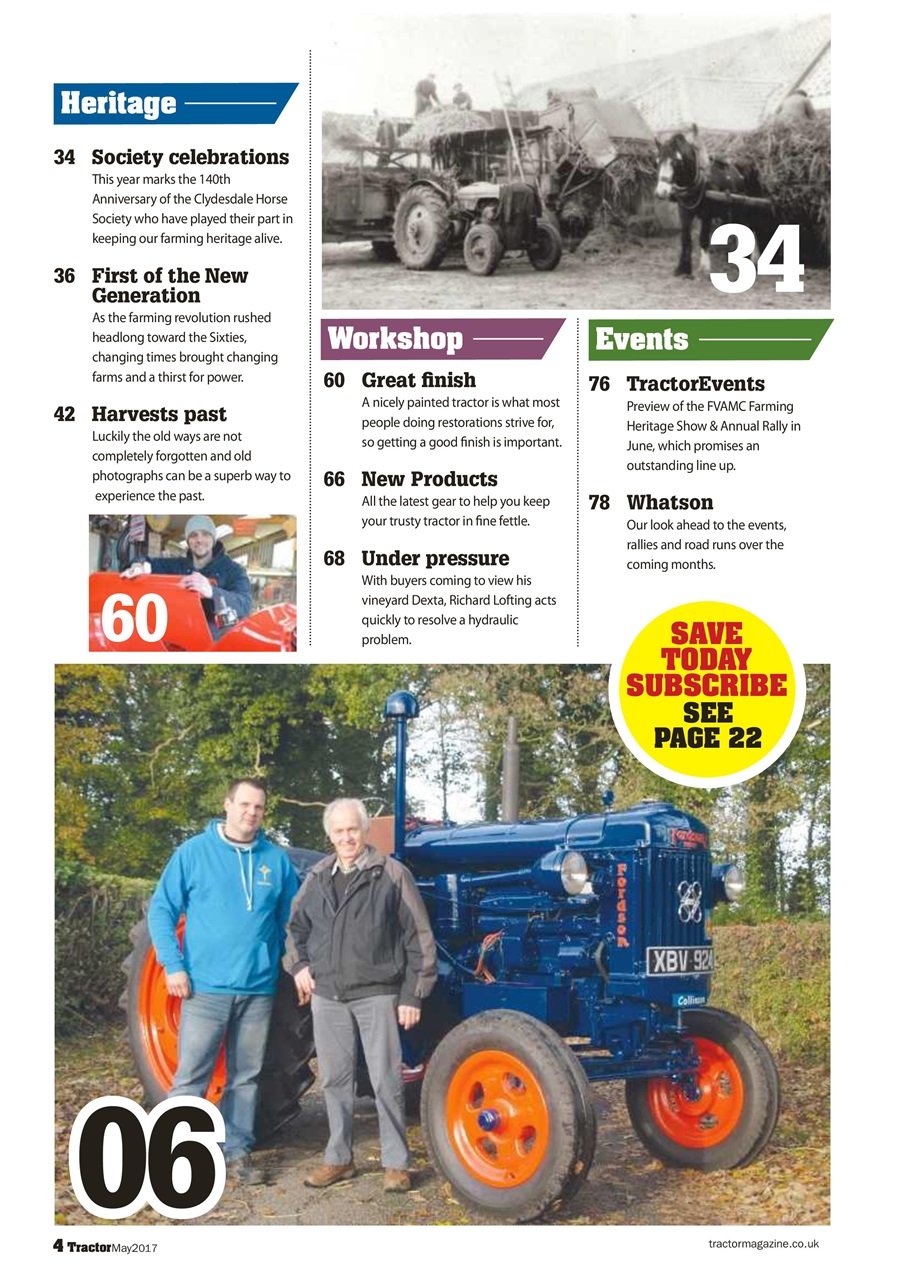 Tractor & Farming Heritage Magazine Preview Pages