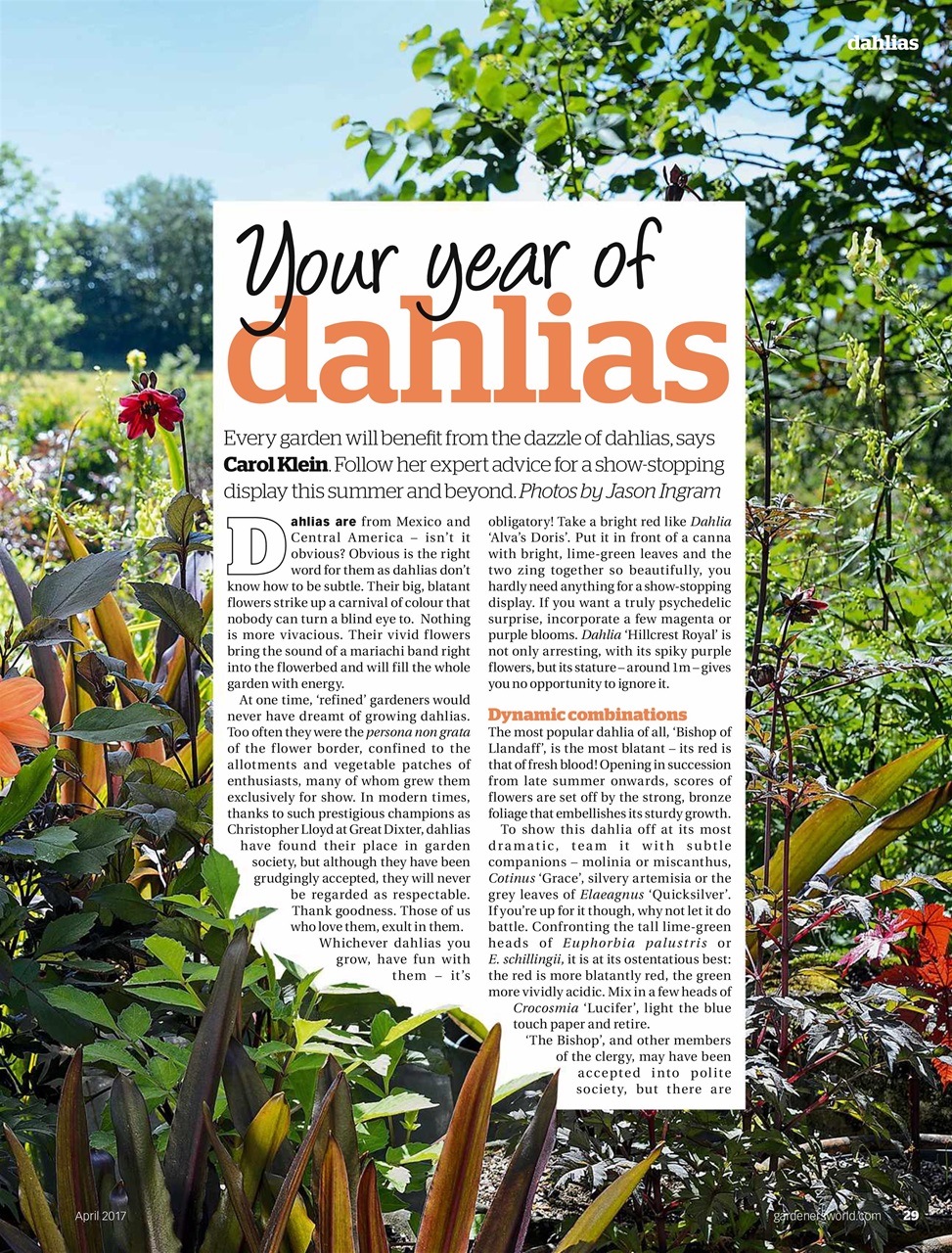 BBC Gardeners’ World Magazine Preview Pages