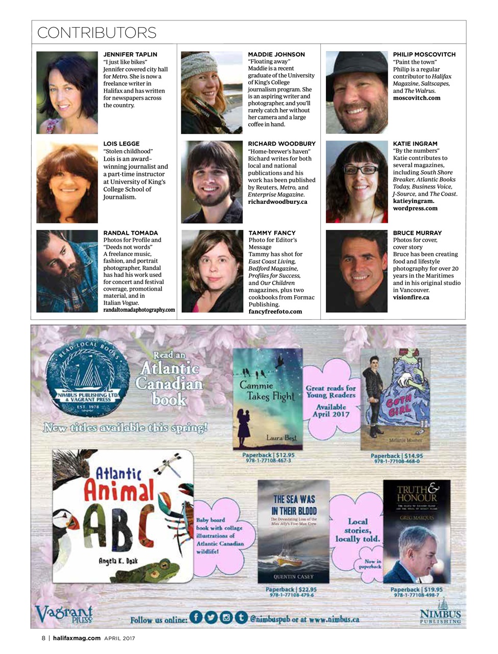 Halifax Magazine Preview Pages