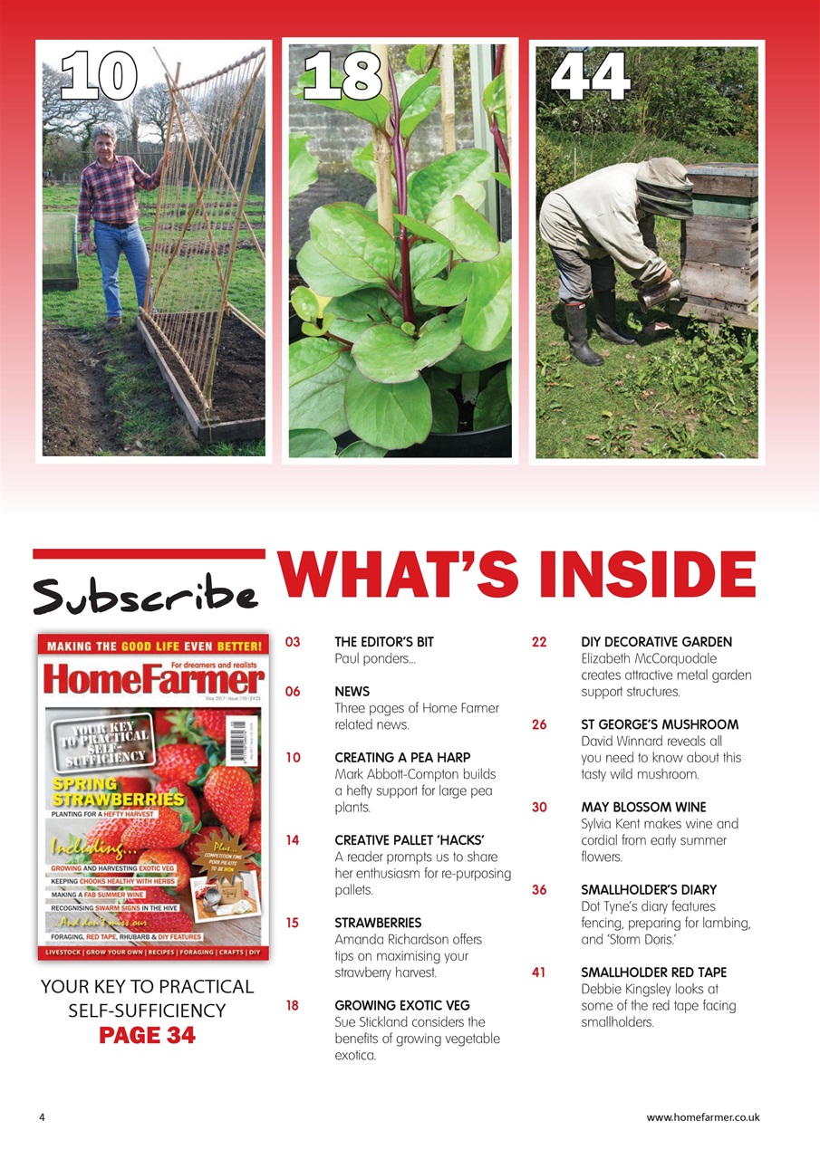Home Farmer Magazine Preview Pages