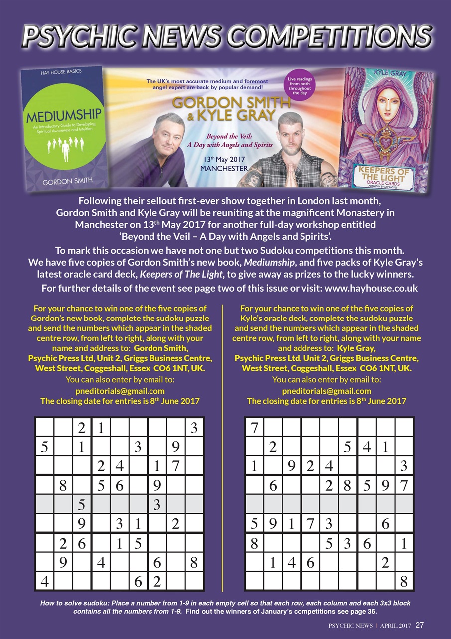 Psychic News Preview Pages