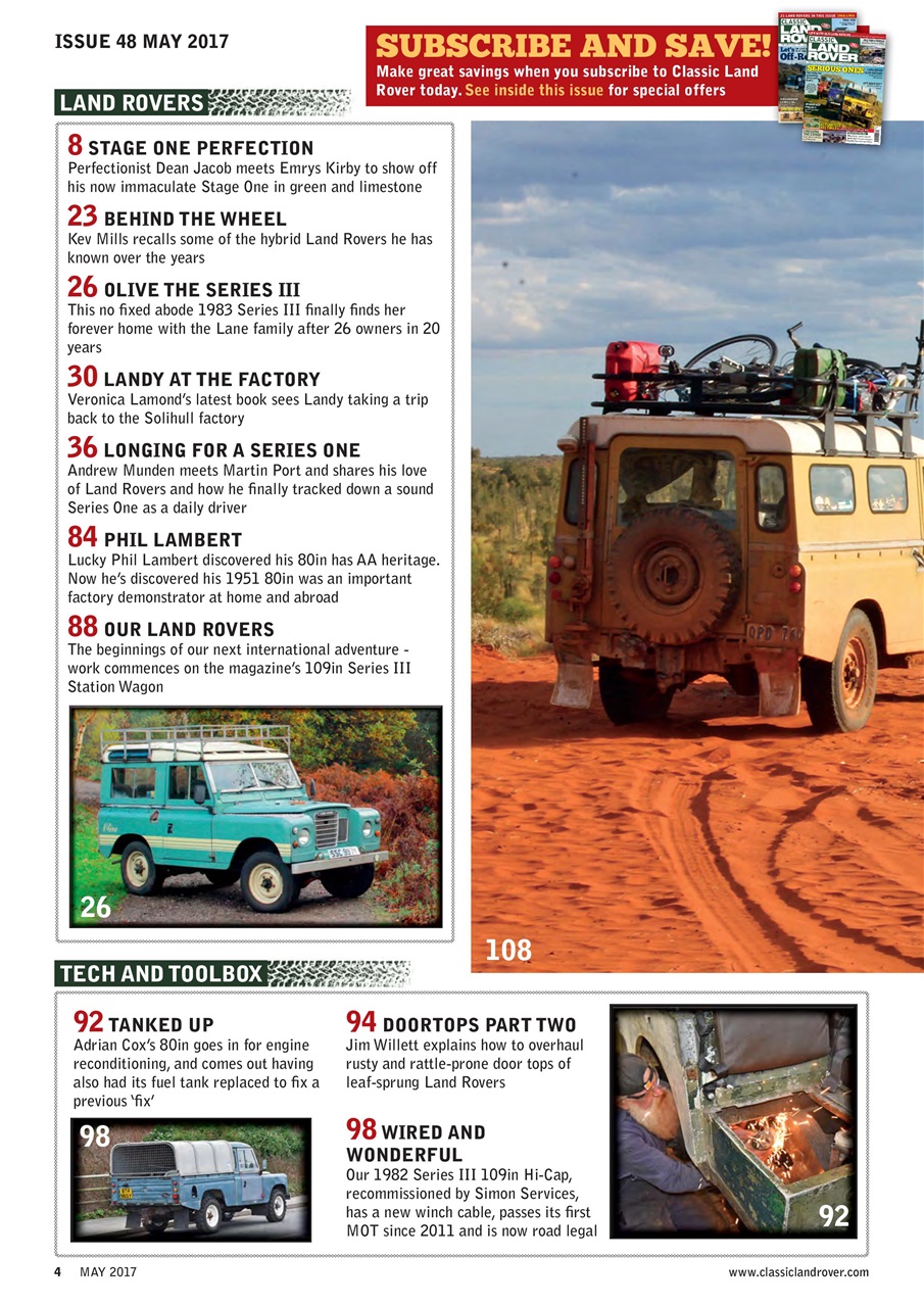 Classic Land Rover Magazine Preview Pages
