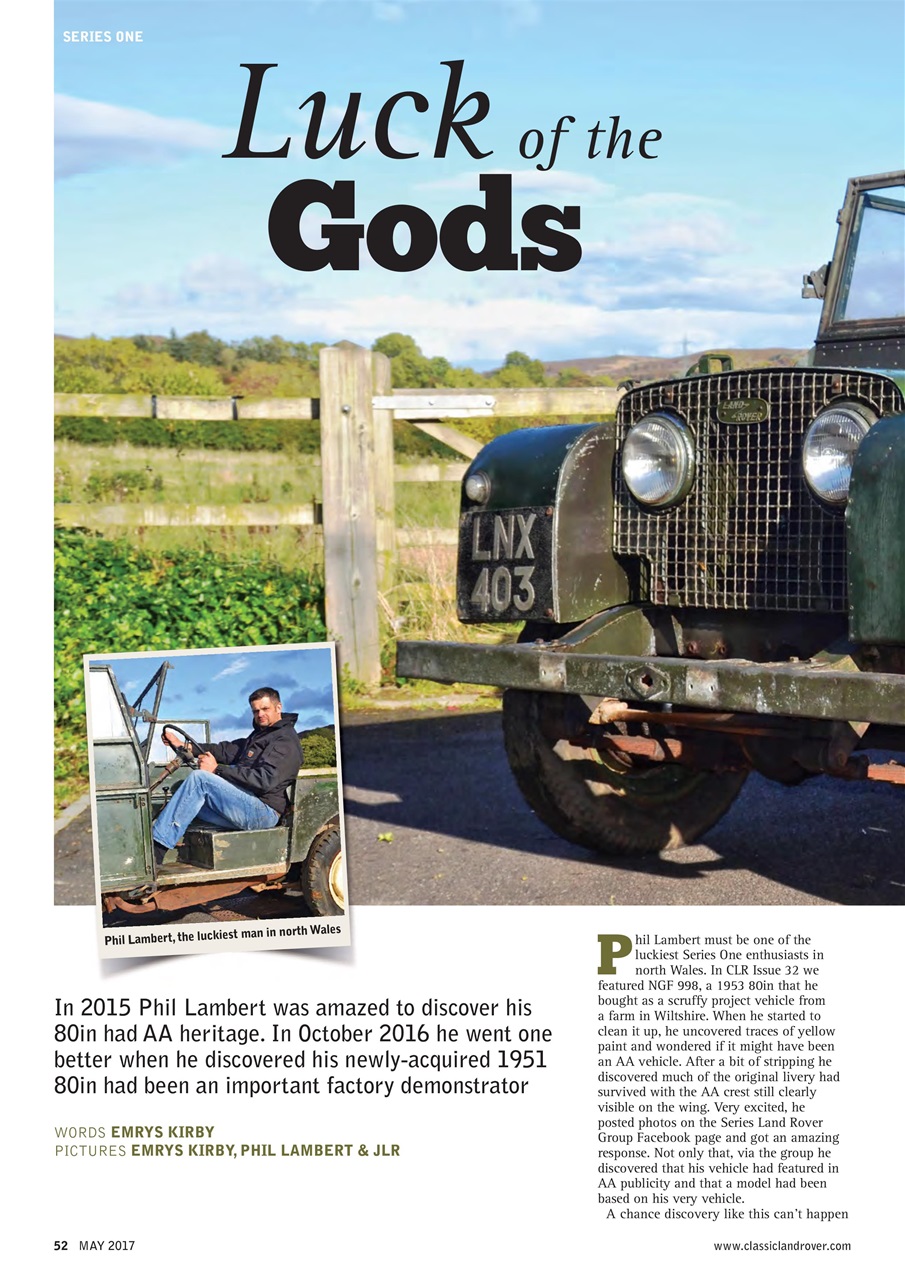 Classic Land Rover Magazine Preview Pages
