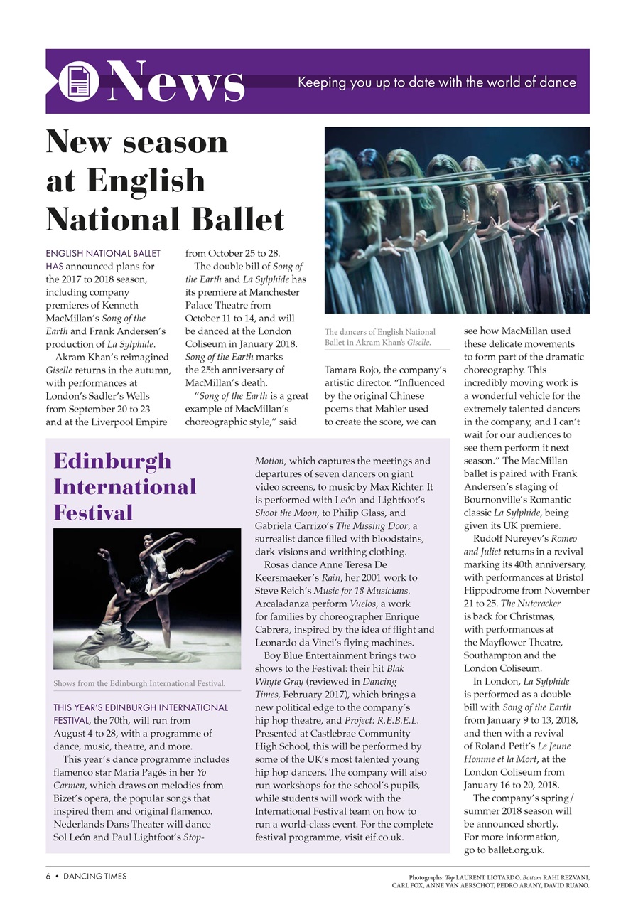 Dancing Times Preview Pages