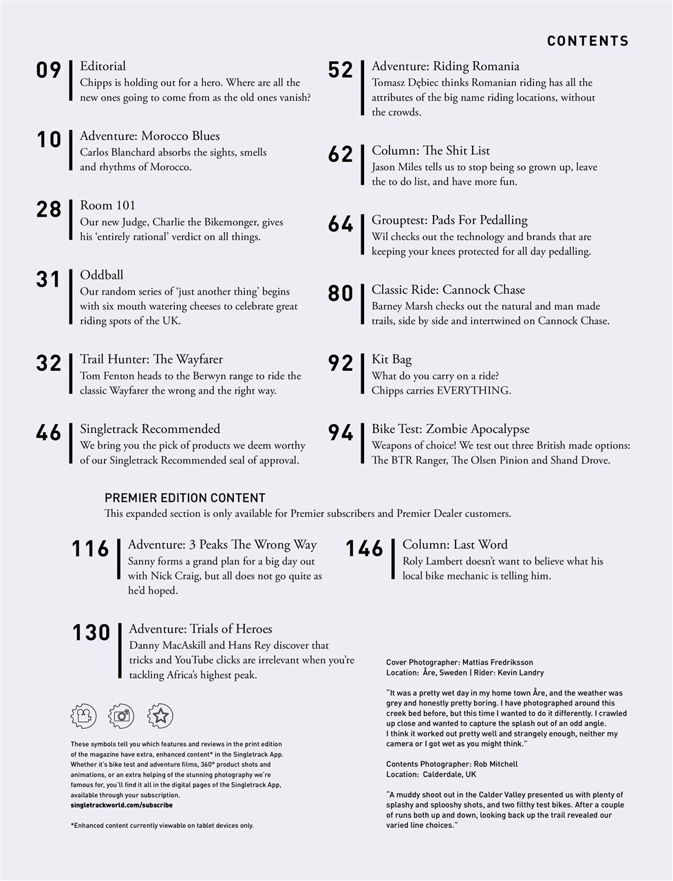 Singletrack Preview Pages