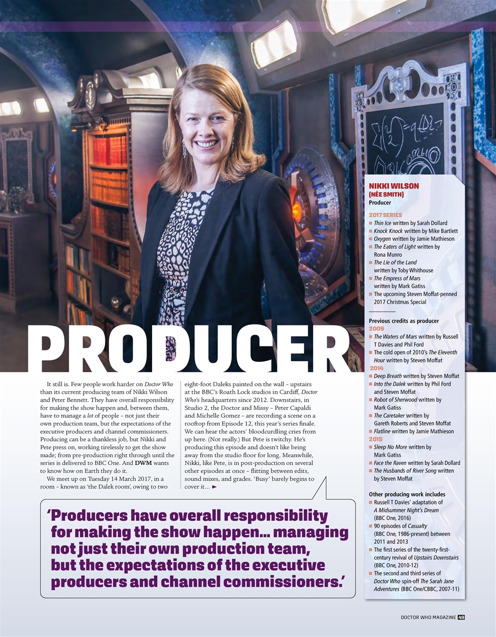 Doctor Who Magazine Preview Pages