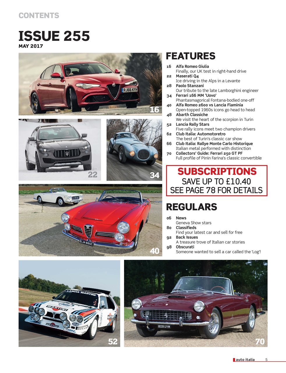 AutoItalia Magazine Preview Pages