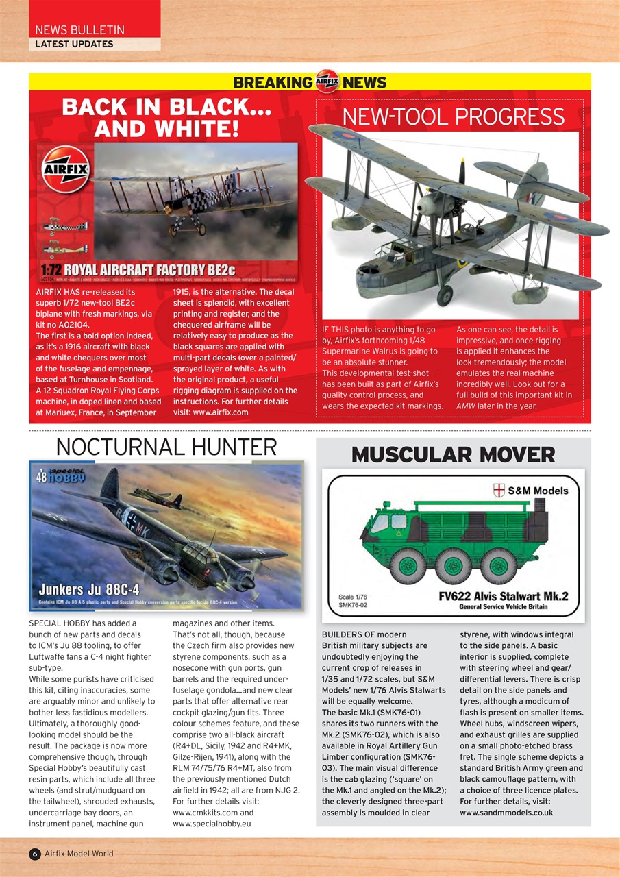 Airfix Model World Preview Pages