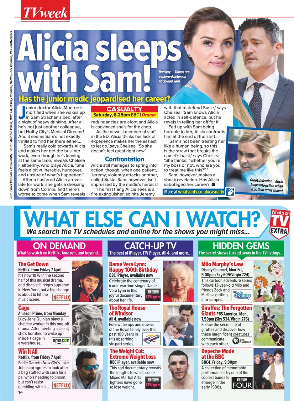 What's on TV Preview Pages