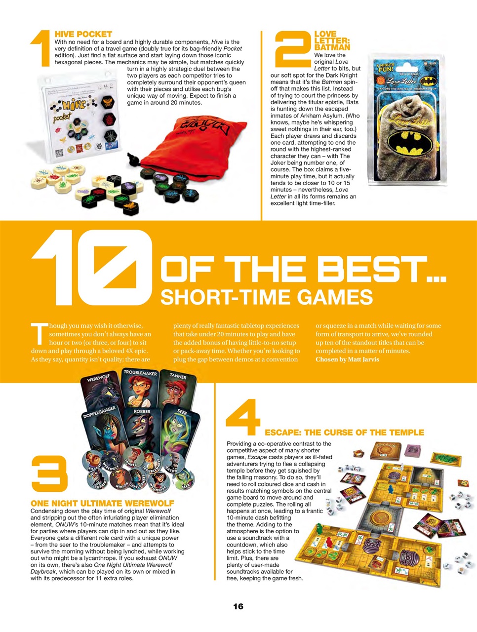 Tabletop Gaming Preview Pages