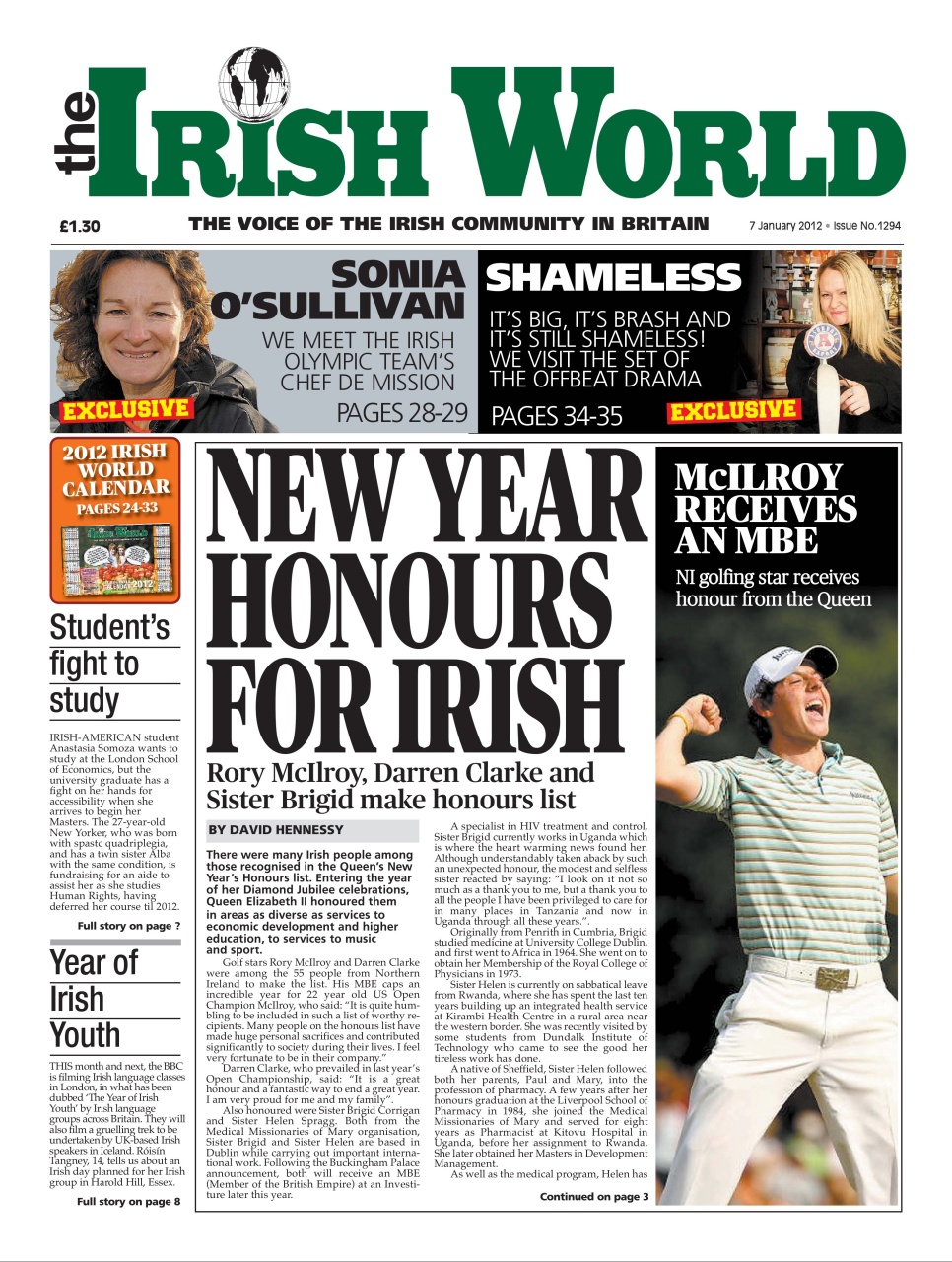 Irish World Preview Pages