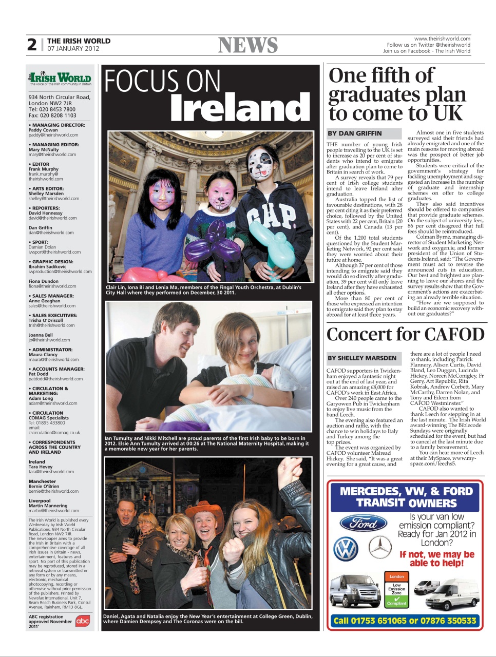 Irish World Preview Pages