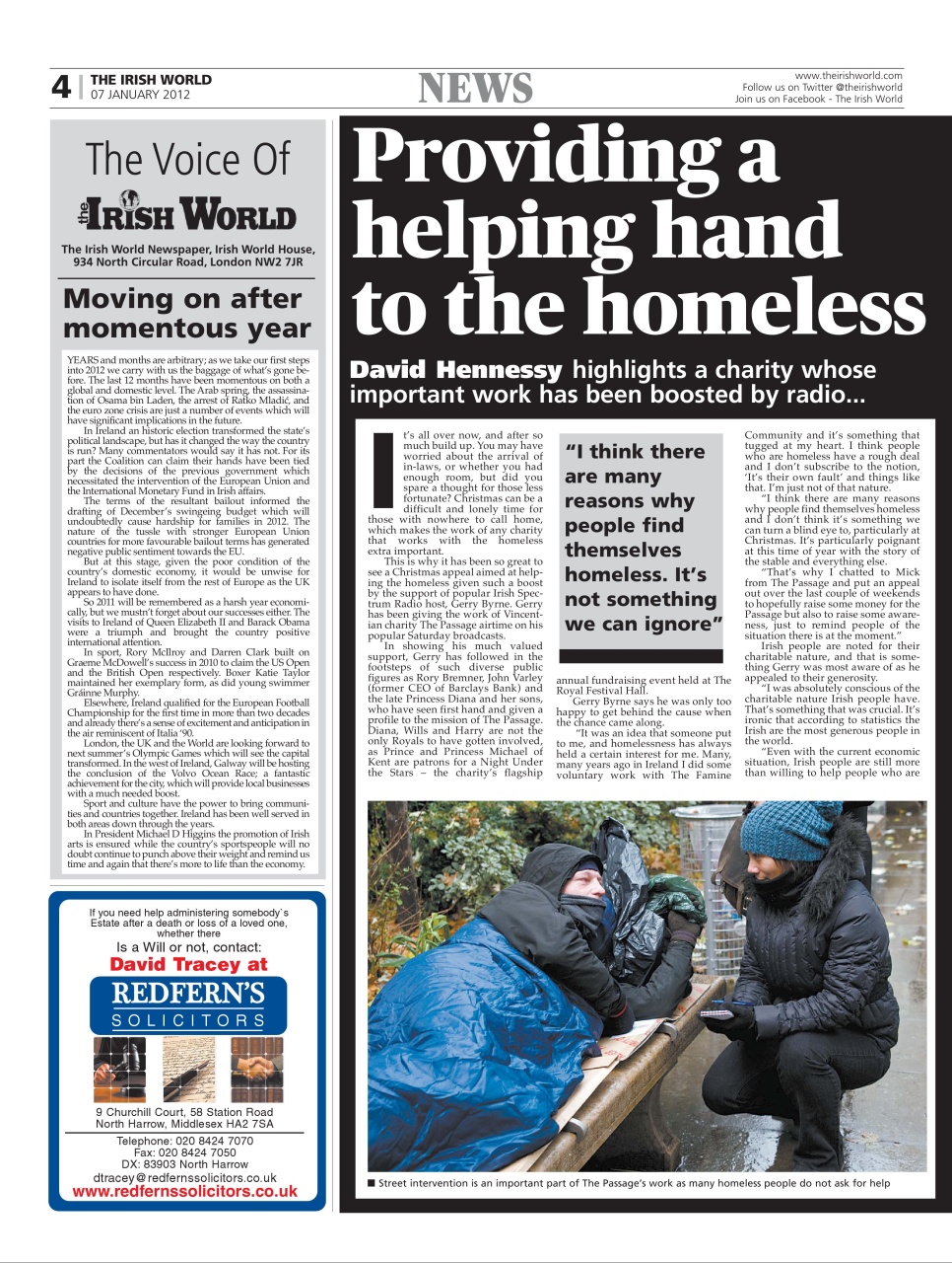 Irish World Preview Pages