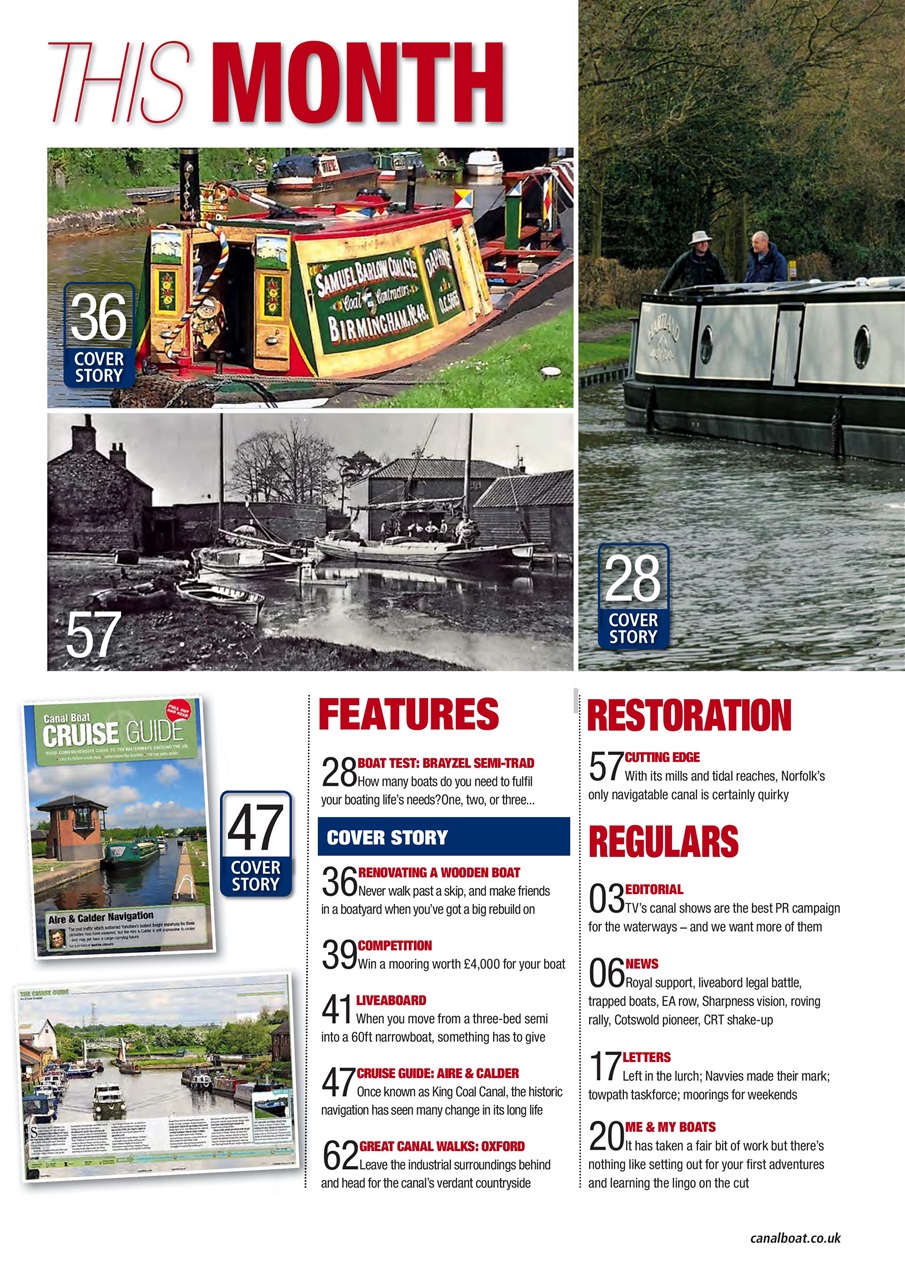 Canal Boat Preview Pages