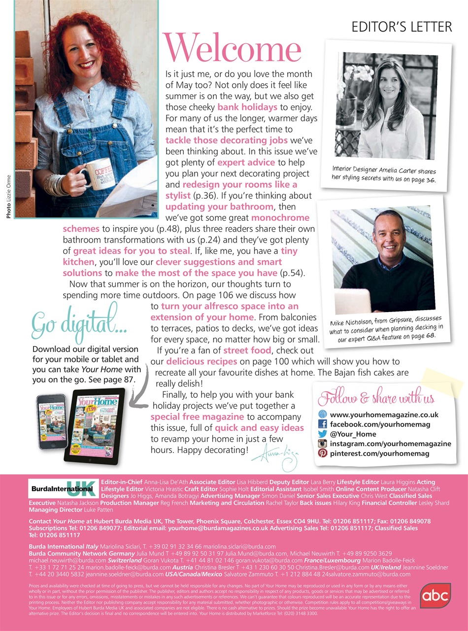 Your Home Magazine Preview Pages