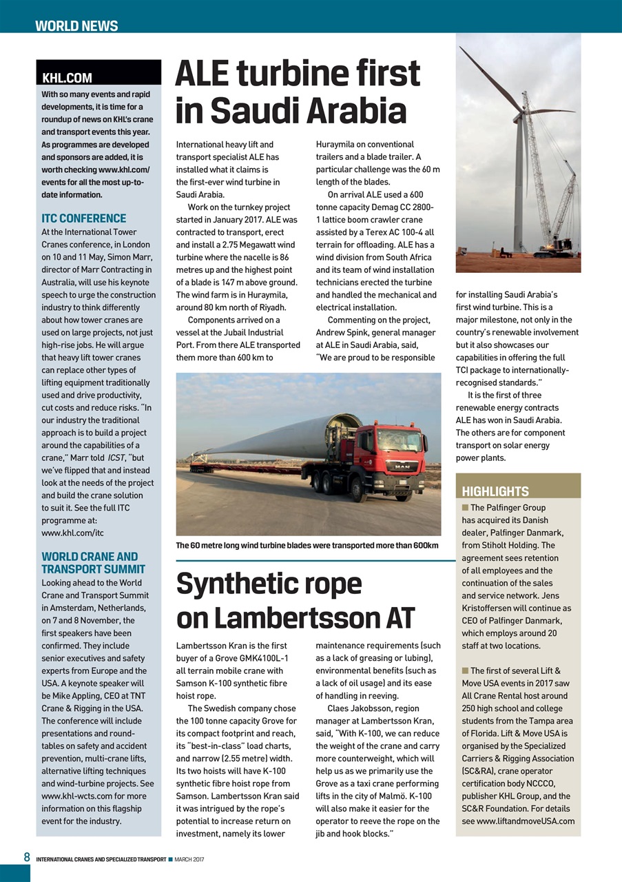 Int. Cranes and Specialized Transp Preview Pages