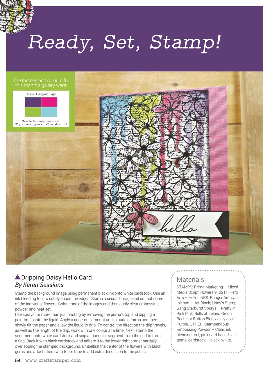 Craft Stamper Preview Pages